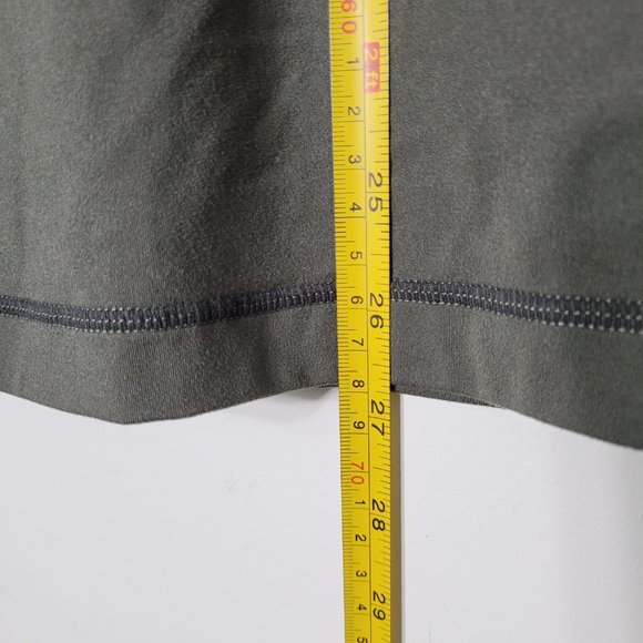 Orage Half Zip Pullover Long Sleeve Shirt Black Olive Green Mens Activewear M - Picture 9 of 11